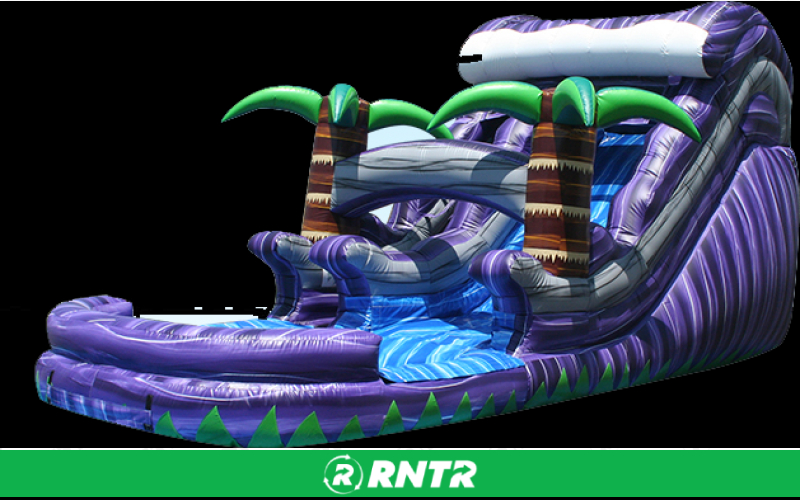 Generic Purple Crush 14Ft Water Slide – For rent in Sachse, Texas – Fun Times Party Rental | RNTR.com – Image 3 of 3