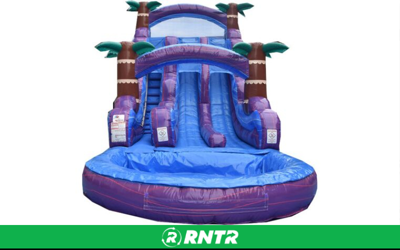 Generic Purple Hurricane Dual Lane Slide – For rent in chattanooga, tennessee – Edgeway Events | RNTR.com – Image 1