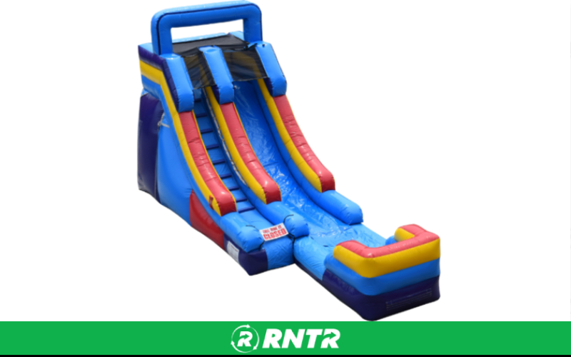 Generic Rainbow Run Inflatable Slide – For rent in chattanooga, tennessee – Edgeway Events | RNTR.com – Image 1