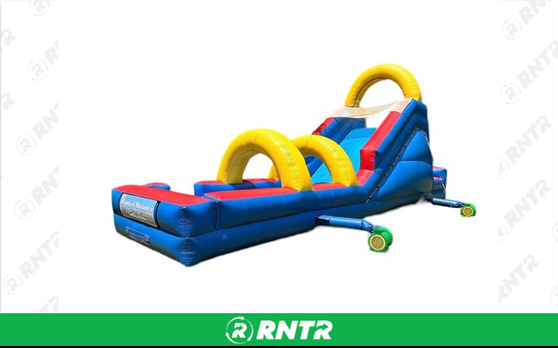 Generic Rainbow Super Slide Wet – For rent in orlando, florida – King of Bounce | RNTR.com – Image 1