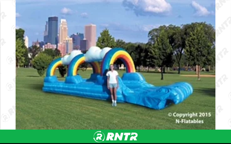 N-Flatables Rainbow Water Surf & Slide – For rent in hermitage, tennessee – Chief Rental Inc. | RNTR.com – Image 1