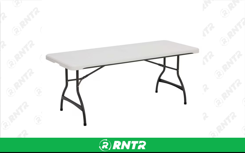 Generic Rectangular 6ft Tables – For rent in sarasota, florida – Joyland Rentals | RNTR.com – Image 1