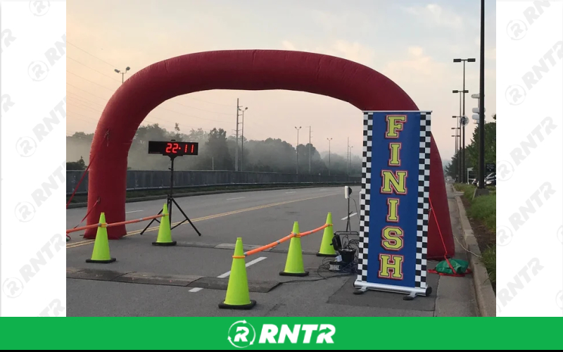 N-Flatables Red Inflatable Arch – For rent in hermitage, tennessee – Chief Rental Inc. | RNTR.com – Image 1