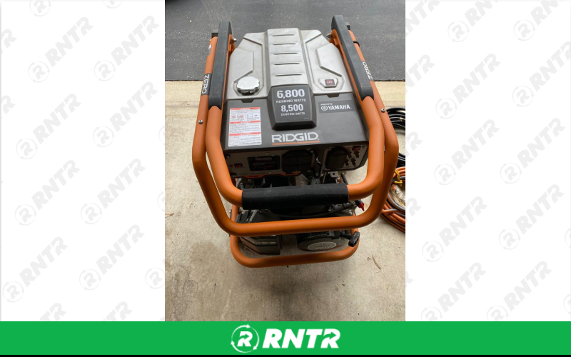 Generic Ridgid 6800 Watt Generator – For rent in howell, new-jersey – Mr. Happy Party Rentals | RNTR.com – Image 1