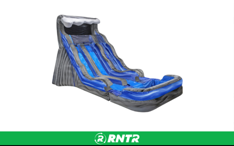 Generic Rockin Dual Lane Inflatable Water Slide – For rent in chattanooga, tennessee – Edgeway Events | RNTR.com – Image 1