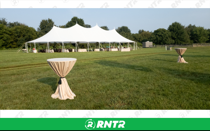 PS Furniture Round Cocktail Tables (42 High Top Desert) – For rent in Lititz, Pennsylvania – Tents For Rent LLC | RNTR.com – Image 3 of 4