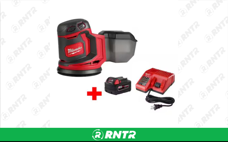 Generic SANDER - 5in OCS. BATTERY MILWAUKEE – For rent in Edmonds, Washington – Miller\\\'s Equipment and Rent-All inc. | RNTR.com – Image 2 of 2