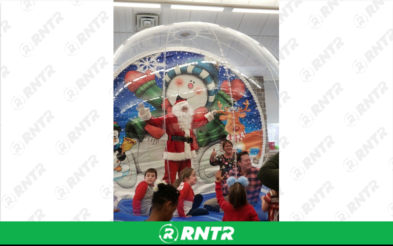 Generic Santa and Snow Globe – For rent in howell, new-jersey – Mr. Happy Party Rentals | RNTR.com – Image 1
