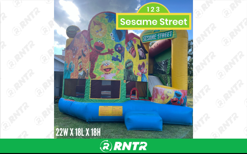 Generic Sesame Street 22W x 18L x 18H – For rent in sarasota, florida – Joyland Rentals | RNTR.com – Image 1