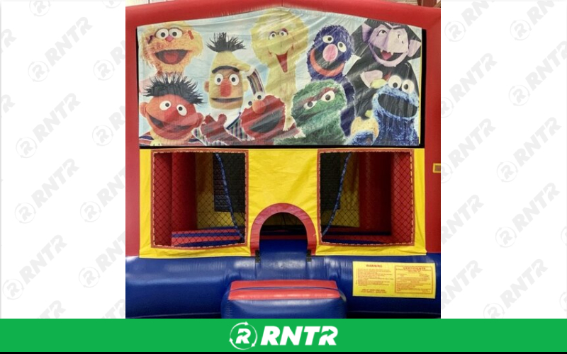 Generic Sesame Street Banner – For rent in mangonia-park, florida – kids bounce 4 fun | RNTR.com – Image 1
