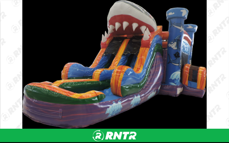 HEC Shark Combo Wet/Dry – For rent in orlando, florida – King of Bounce | RNTR.com – Image 1