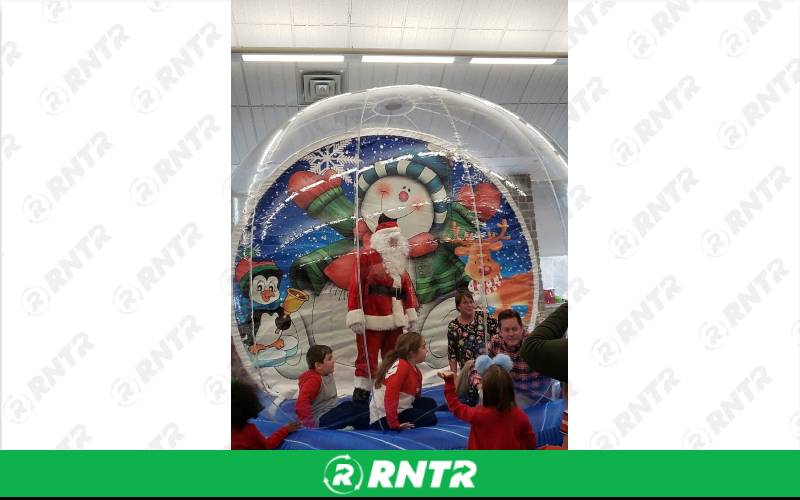 Generic Snow Globe with Attendant – For rent in howell, new-jersey – Mr. Happy Party Rentals | RNTR.com – Image 1