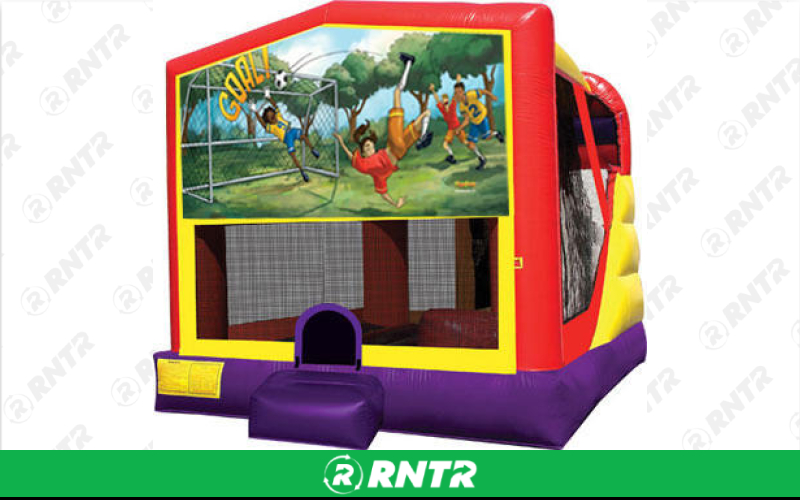 Generic Soccer Bounce House with Slide (16 x 21) – For rent in Vancouver, Washington – Bounce-n-Battle | RNTR.com – Image 1 of 1