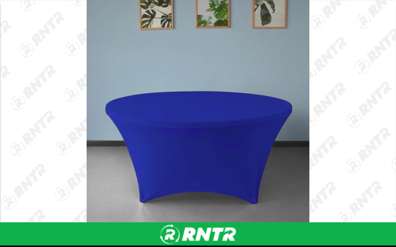 Generic Spandex for 60" Round Table – For rent in Howell, New Jersey – Mr. Happy Party Rentals | RNTR.com – Image 3 of 3
