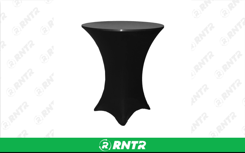 Generic Spandex Hi-Boy Tablecloth - White – For rent in lilburn, georgia – JVC's Party Rentals & Event Hall | RNTR.com – Image 1