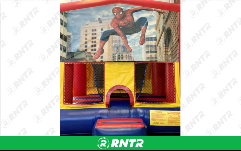 Generic Spiderman Banner – For rent in mangonia-park, florida – kids bounce 4 fun | RNTR.com – Image 1