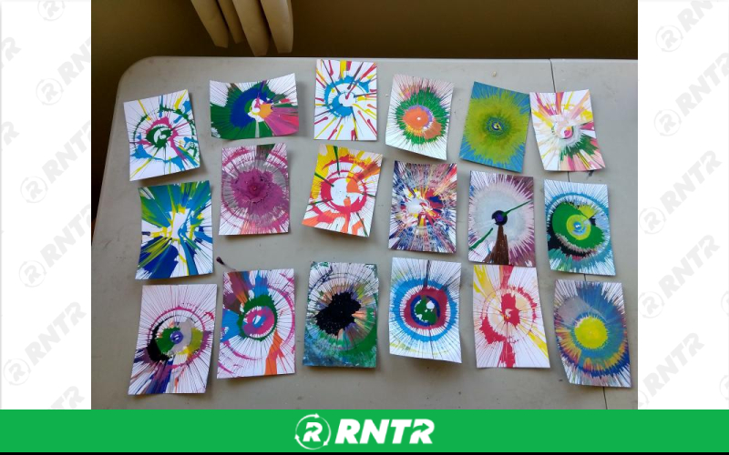 Generic Spin Art - Card & Frames – For rent in Howell, New Jersey – Mr. Happy Party Rentals | RNTR.com – Image 2 of 3