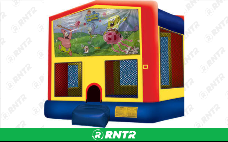 Generic Sponge Bob Bounce House (13 x 13) – For rent in Vancouver, Washington – Bounce-n-Battle | RNTR.com – Image 1 of 1