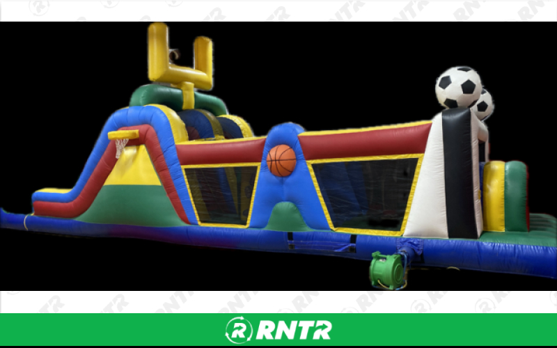 Generic Sports Obstacle Course w/Slide – For rent in Little Rock, Arkansas – Mr Calvins Bouncers | RNTR.com – Image 3 of 3