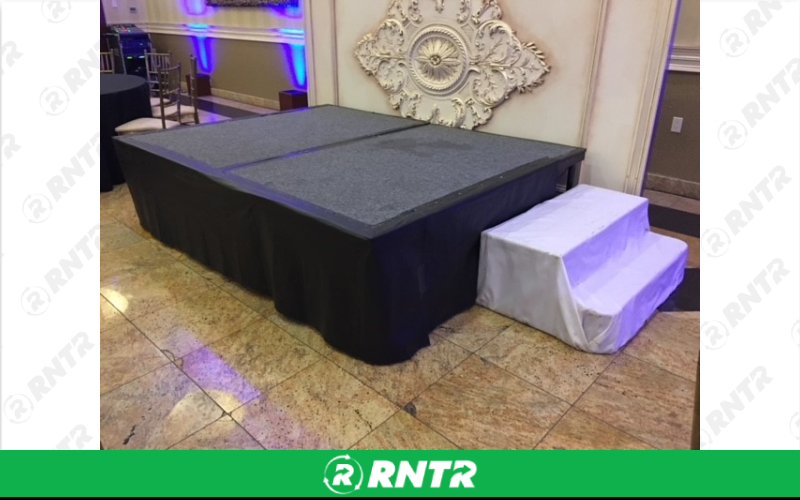 Generic Stage Skirting per Linear Foot – For rent in howell, new-jersey – Mr. Happy Party Rentals | RNTR.com – Image 1