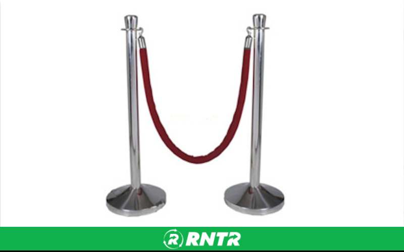 Generic STANCHION - CHROME **** per stanchion – For rent in bayonne, new-jersey – Resnicks Party Rental | RNTR.com – Image 1