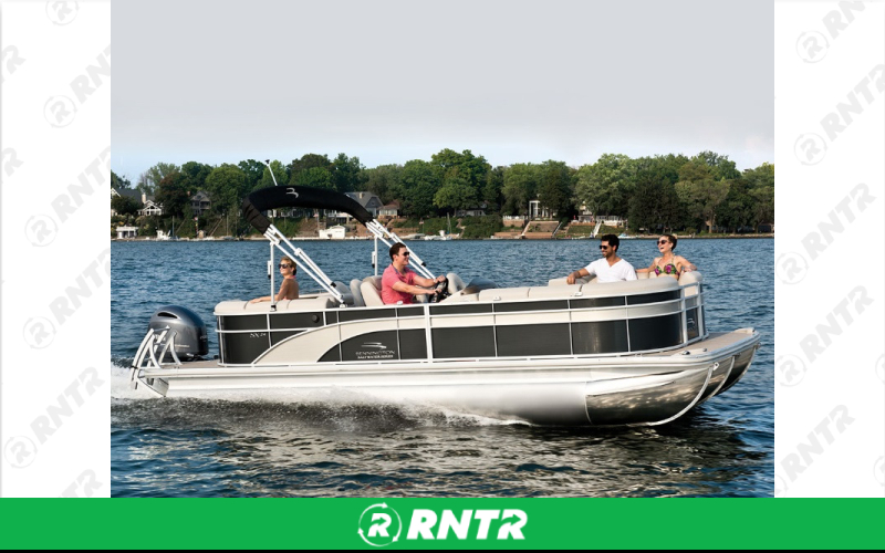 Massimo Standard Pontoon – For rent in Little Elm, Texas – Cottonwood Creek Boat Rental | RNTR.com – Image 1 of 3