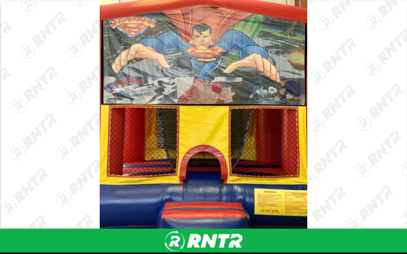 Generic Superman Banner – For rent in mangonia-park, florida – kids bounce 4 fun | RNTR.com – Image 1