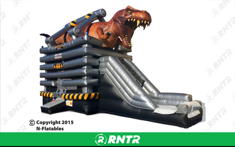 N-Flatables T-Rex Combo Inflatable – For rent in hermitage, tennessee – Chief Rental Inc. | RNTR.com – Image 1
