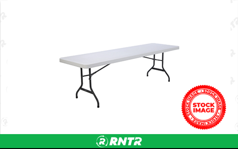 Generic TABLE 8 FT FOLD in half(for car transport) – For rent in bayonne, new-jersey – Resnicks Party Rental | RNTR.com – Image 1