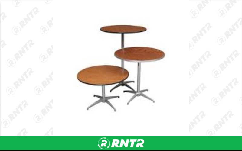 Generic TABLE -  30in HIGH TOP -  ADJUST 42in>30in – For rent in hollywood, florida – Alltool Rental Co. | RNTR.com – Image 1