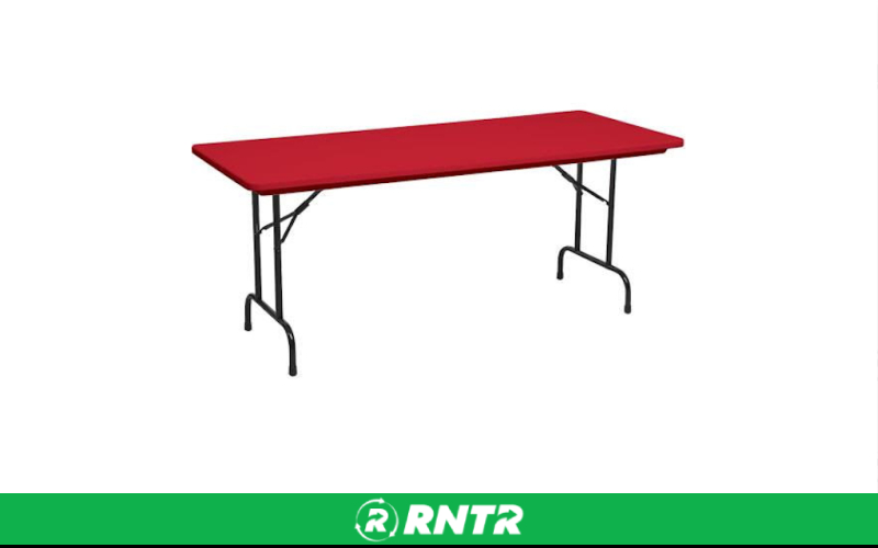 Generic TABLE - KIDS - 30inX6FT RED-BLU – For rent in bayonne, new-jersey – Resnicks Party Rental | RNTR.com – Image 1