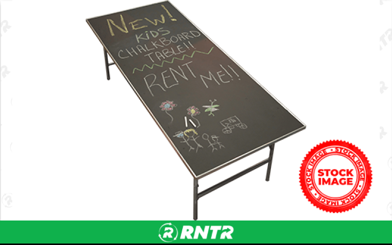 Generic TABLE - KIDS CHALK  24inX 6FT – For rent in bayonne, new-jersey – Resnicks Party Rental | RNTR.com – Image 1