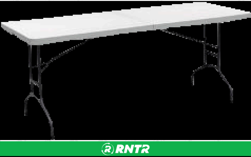 Generic Table for Kids White 4ftL -  Adjustable – For rent in mangonia-park, florida – kids bounce 4 fun | RNTR.com – Image 1