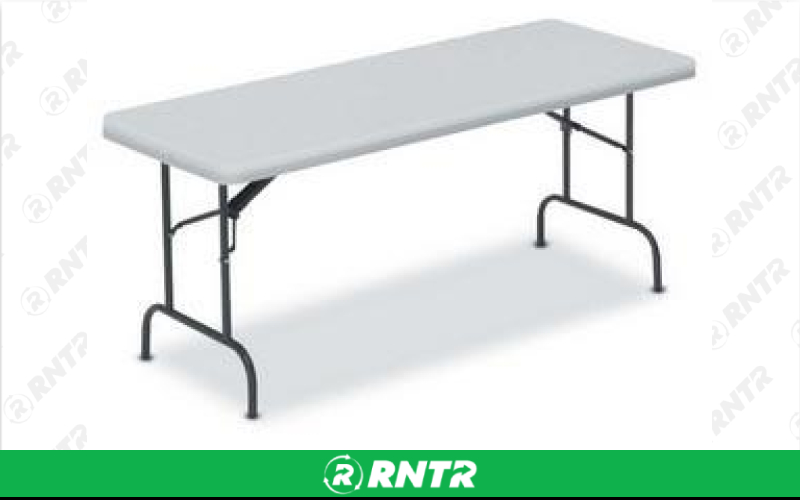 Generic Table Rectangular 8ftL – For rent in mangonia-park, florida – kids bounce 4 fun | RNTR.com – Image 1