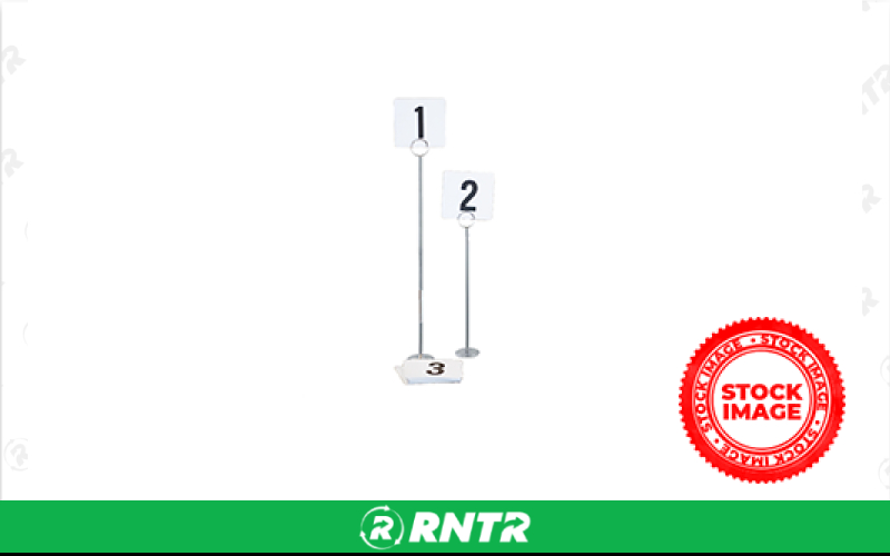 Generic TABLE STAND W/NUMBERS 1-17 (50) – For rent in bayonne, new-jersey – Resnicks Party Rental | RNTR.com – Image 1