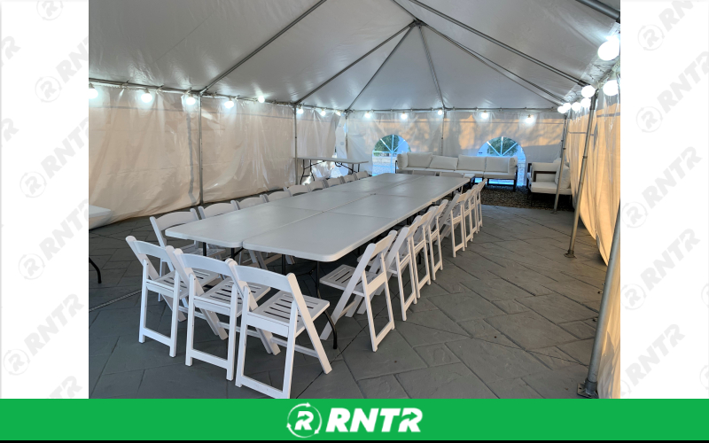 Generic Table/Chair Set Up and Break Down -  Standard – For rent in howell, new-jersey – Mr. Happy Party Rentals | RNTR.com – Image 1