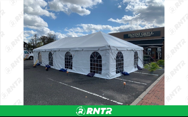 Generic Tent Sidewalls -  Windows (20' sections) – For rent in howell, new-jersey – Mr. Happy Party Rentals | RNTR.com – Image 1