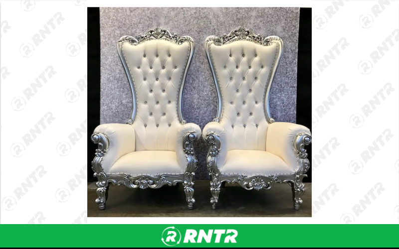 Generic Throne Chairs - Gold – For rent in lilburn, georgia – JVC's Party Rentals & Event Hall | RNTR.com – Image 1