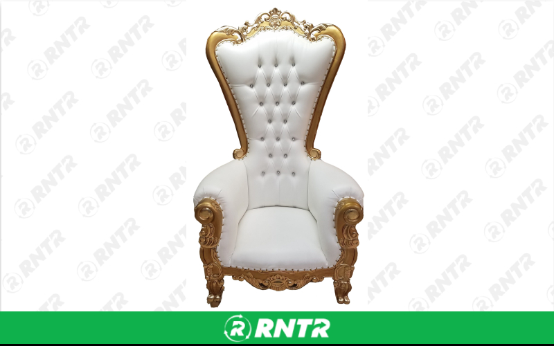 Generic Throne Chairs - Gold – For rent in Lilburn, Georgia – JVC's Party Rentals & Event Hall | RNTR.com – Image 2 of 2