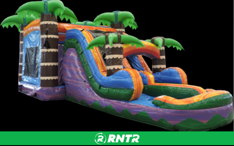 Generic Tiki Plunge Dual Lane Combo – For rent in chattanooga, tennessee – Edgeway Events | RNTR.com – Image 1