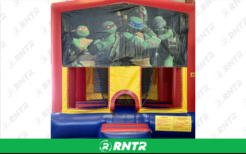 Generic TMNT Banner – For rent in mangonia-park, florida – kids bounce 4 fun | RNTR.com – Image 1