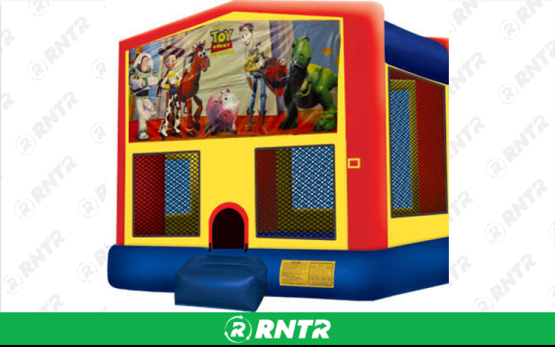 Generic Toy Story Bounce House with internal basketball hoop (13 x 13) – For rent in Vancouver, Washington – Bounce-n-Battle | RNTR.com – Image 1 of 1