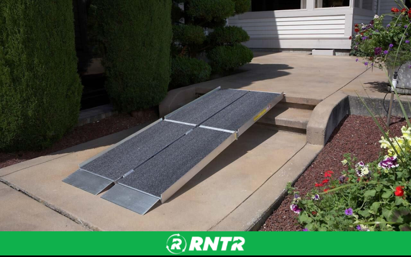 Generic Tri-Fold -  EZ-Access 5' Ramp – For rent in howell, new-jersey – Mr. Happy Party Rentals | RNTR.com – Image 1