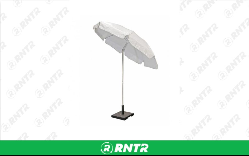 Generic UMBRELLA - WHITE F/ RND TABLES – For rent in Edmonds, Washington – Miller\\\'s Equipment and Rent-All inc. | RNTR.com – Image 2 of 3