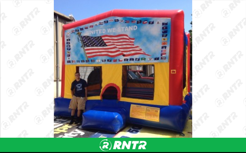 Generic United We Stand 15x15 Bounce House – For rent in howell, new-jersey – Mr. Happy Party Rentals | RNTR.com – Image 1