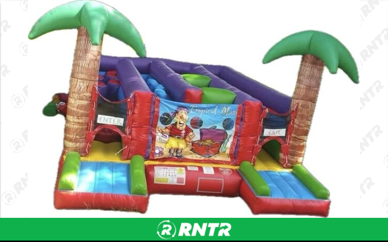 Generic Wacky Tropical Maze – For rent in little-rock, arkansas – Mr Calvins Bouncers | RNTR.com – Image 1