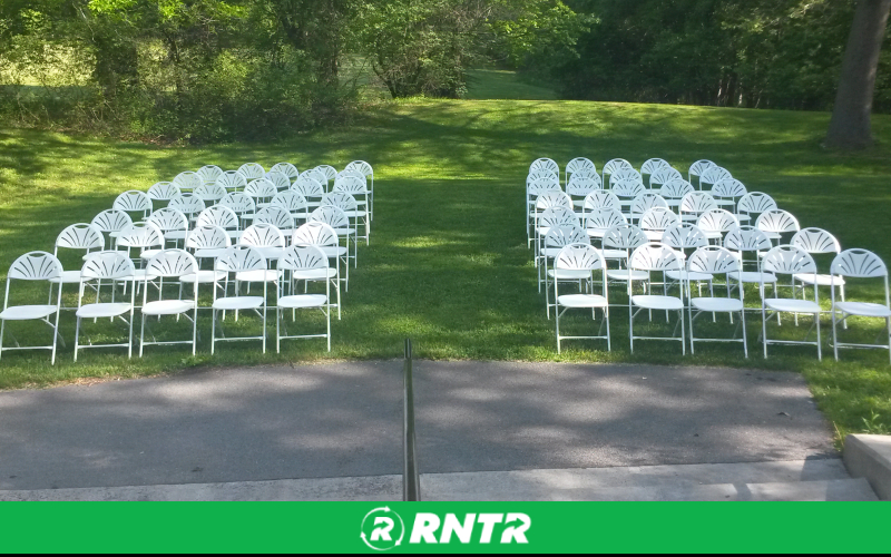 Generic White Folding Chair – For rent in Seneca Falls, New York – Upstate Party Rental inc | RNTR.com – Image 2 of 5