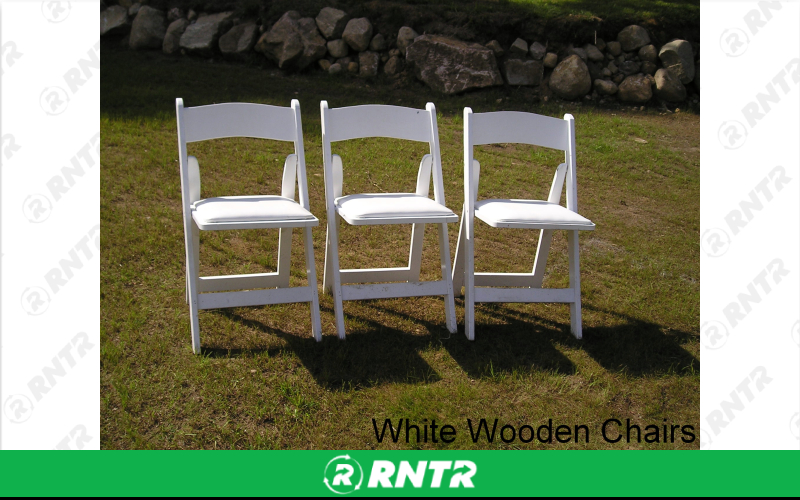 Generic White Padded Chair (resin) – For rent in Seneca Falls, New York – Upstate Party Rental inc | RNTR.com – Image 3 of 3