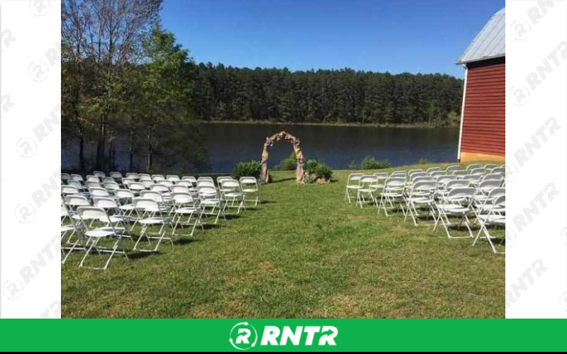 Folding Chairs  White Poly Folding Chairs – For rent in Lorain, Ohio – Ohio Tent and Party Rental llc  | RNTR.com – Image 2 of 3