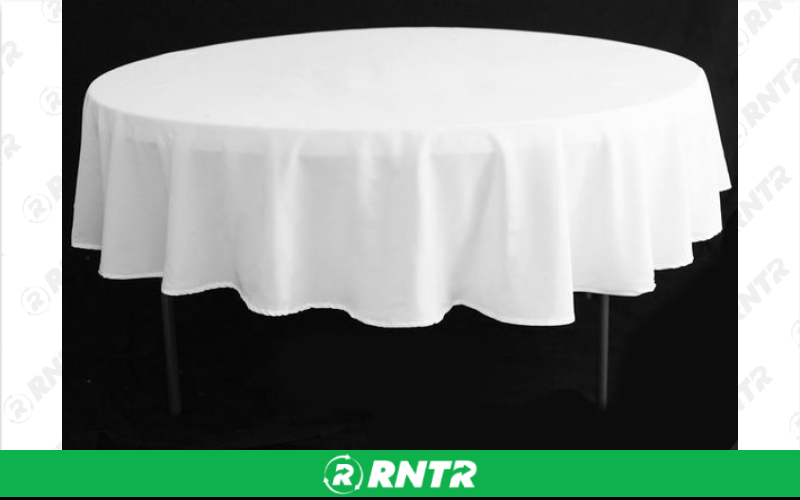 Generic White Round Tablecloths - 120 – For rent in Lilburn, Georgia – JVC's Party Rentals & Event Hall | RNTR.com – Image 2 of 2